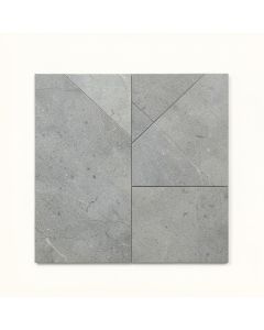 Carrera Lantern 12 '' X 12 '' Natural Stone Mosaic Sheet Tile (synthetic illustration; no displayed measurements)