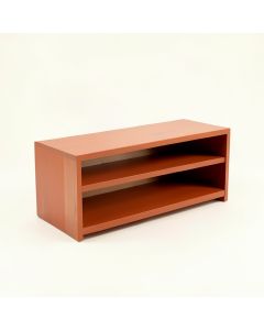 River Bluff Low Bookcase - Terracotta (synthetic illustration; no displayed measurements)