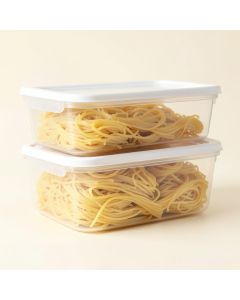 Airtight For Spaghetti , Noodles And Pasta 4 Container Food Storage Set (synthetic illustration; no displayed measurements)