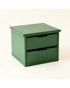 Vale Dell Small-Parts Storage Drawer Cabinet - Green (synthetic illustration; no displayed measurements)