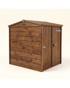 Outdoor 2 Ft. 5 In . W X 2 Ft. D Solid Wood Horizontal Storage Shed (synthetic illustration; no displayed measurements)