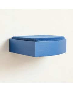 Reed Canyon Wall-Mounted Cat Perch - Blue (synthetic illustration; no displayed measurements)