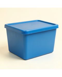 Oak Arc Closed Outdoor Storage Box - Blue (synthetic illustration; no displayed measurements)