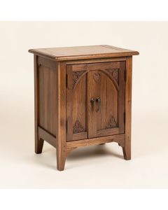 Gothic Sanctuary End Table With Storage (synthetic illustration; no displayed measurements)