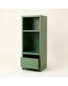 Glen Brook Narrow Cubby Tower - Green (synthetic illustration; no displayed measurements)
