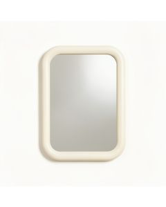 Sage Arc Framed Wall Mirror - Ivory (synthetic illustration; no displayed measurements)