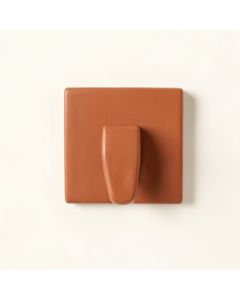 Reed Bluff Wall-Mounted Robe Hook - Terracotta (synthetic illustration; no displayed measurements)