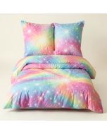 Unicorn Dreamz - Coma Inducer® Oversized Twin Comforter - Starburst Rainbow (synthetic illustration; no displayed measurements)