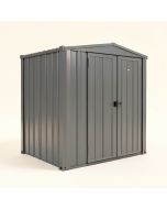 Outdoor Utility Metal Storage Shed (synthetic illustration; no displayed measurements)