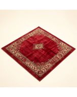 Kimes Power Loom Polyester Red Rug (synthetic illustration; no displayed measurements)