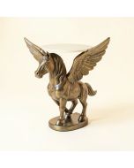 Mystical Winged Unicorn End Table (synthetic illustration; no displayed measurements)