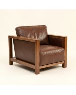 Enok 59.75 '' Faux Leather Square Arm Loveseat (synthetic illustration; no displayed measurements)