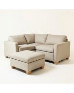 Delphina 103 '' Wide Linen Sofa & Chaise With Ottoman (synthetic illustration; no displayed measurements)