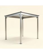 Novara Metal Pergola (synthetic illustration; no displayed measurements)