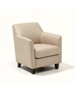 Loera Upholstered Parsons Chair In Beige (synthetic illustration; no displayed measurements)
