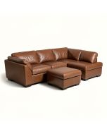 113 '' Wide Genuine Leather Left Hand Facing Sofa & Chaise (synthetic illustration; no displayed measurements)