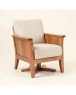 Esme 25.5 '' Wide Polyester Swivel Armchair (synthetic illustration; no displayed measurements)