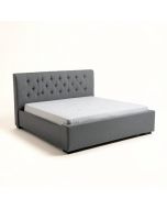 Queen Tufted Upholstered Low Profile Standard Bed (synthetic illustration; no displayed measurements)