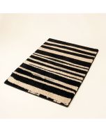 Nickelsville Striped Black/Beige Area Rug (synthetic illustration; no displayed measurements)