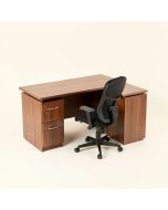 Eleta Solid Wood Desk And Chair Set (synthetic illustration; no displayed measurements)