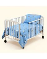 Ortonville Ocean Sea Dolphin Baby Nursery 5 Piece Crib Bedding Set (synthetic illustration; no displayed measurements)