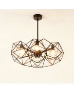 Iain 6-Light Unique / Statement Geometric Chandelier (synthetic illustration; no displayed measurements)