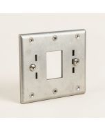 Hand Hammered 3-Gang Toggle Light Switch Wall Plate (synthetic illustration; no displayed measurements)
