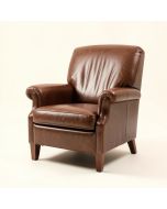 Boley 41 '' Wide Top Grain Leather Club Chair (synthetic illustration; no displayed measurements)