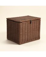 Tegan 25 Gallon Wicker Deck Box (synthetic illustration; no displayed measurements)