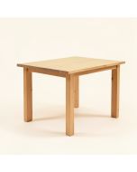 Ninette Poplar Solid Wood Dining Table (synthetic illustration; no displayed measurements)