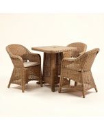 3 Piece Patio Bistro Set Outdoor Furniture Modern Rattan Wicker Chairs (synthetic illustration; no displayed measurements)