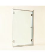 48 '' - 49 '' W X 72 '' H Door Opening Frameless Shower Door (synthetic illustration; no displayed measurements)