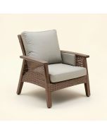 Arliss Lounge Patio Chair With Cushions (synthetic illustration; no displayed measurements)