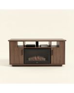 Elian Tv Stand For Tvs Up To 70 '' With Electic Fireplace Included (synthetic illustration; no displayed measurements)
