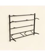 10 Ball Storage Large Wall Mounted Sports Rack (synthetic illustration; no displayed measurements)