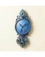 Fancy Crystals Peacock Wall Clock (synthetic illustration; no displayed measurements)