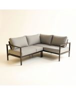 Gayston 44.8 '' Wide Outdoor Left Hand Facing Patio Sectional With Cushions (synthetic illustration; no displayed measurements)