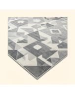 Portland Geometric Gray Area Rug (synthetic illustration; no displayed measurements)