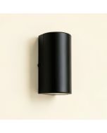 Hiers 1 - Light Dimmable Black Armed Sconce (synthetic illustration; no displayed measurements)