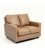 Coyer 57 '' Faux Leather Pillow Top Arm Reclining Loveseat (synthetic illustration; no displayed measurements)