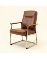 Rhudy Genuine Leather Conference Chair (synthetic illustration; no displayed measurements)