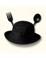Henault Chef Hat With Fork And Spoon Wall Decal (synthetic illustration; no displayed measurements)