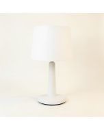 Fayzan 23 '' White Table Lamp (synthetic illustration; no displayed measurements)