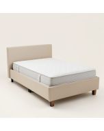 Full/Double Upholstered Low Profile Sleigh Bed (synthetic illustration; no displayed measurements)