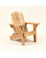Chartier Solid Wood Glider Adirondack Chair (synthetic illustration; no displayed measurements)