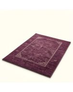 Quays Handwoven Wool Plum Area Rug (synthetic illustration; no displayed measurements)