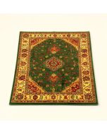 Glenarden Power Loom Green/Red/Yellow Rug (synthetic illustration; no displayed measurements)