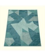 Amato Geometric Teal Area Rug (synthetic illustration; no displayed measurements)