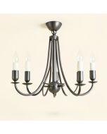 Kasandra Unique Wagon Wheel Chandelier (synthetic illustration; no displayed measurements)
