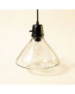 3 '' H Glass Empire Pendant Shade ( Clip On ) (synthetic illustration; no displayed measurements)